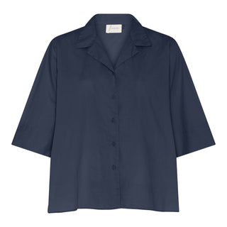 Frau Berlin Bomuld Skjorte - India Ink