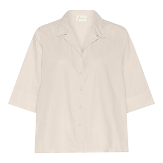 Frau Berlin Bomuld Skjorte - Tapioca