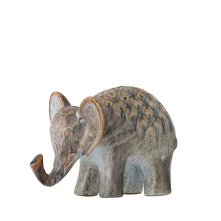 Longuro Brun Keramik Elefant Figur