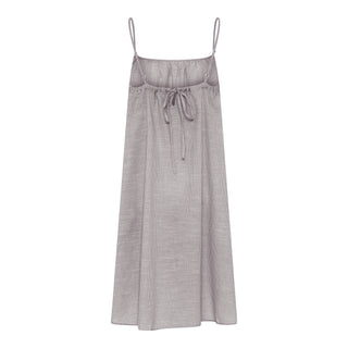 Frau Vancouver Kort Kjole - Coffee Quartz Stripe