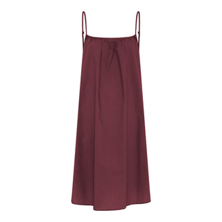 Frau Vancouver Kort Kjole - Red Mahogany
