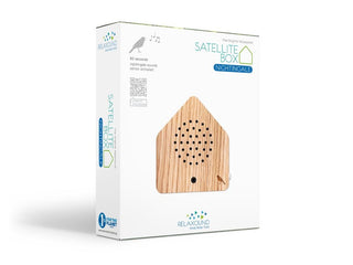 Zwitscher box med fuglekvidder - Nattergal / Eg Front