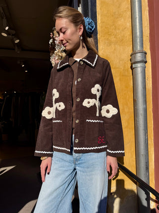 Sissel Edelbo Twiggy Jakke – Fudge Brown