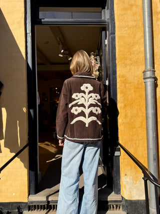 Sissel Edelbo Twiggy Jakke – Fudge Brown