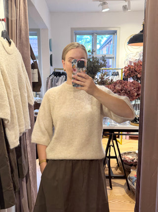 TWNS Kahoni Alpaca Sweater - Mottled beige