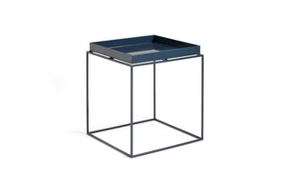 HAY Tray Coffee Table Sofabord L40 X B40 X H44 - Deep Blue High Gloss