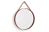 HAY Strap Mirror NO 2 Ø70 Spejl - Red