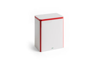 HAY Tin Container - Large Off-white and red