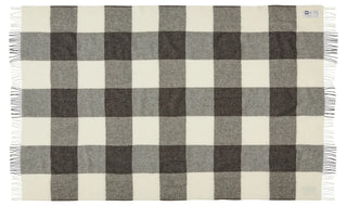 Ærø Uld Plaid 140x240 - Grey White