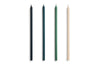 HAY Slim Stearinlys 4 stk - Green and dark green
