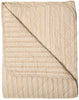 Au Maison Tæppe Quilt - Stribet Beige 140x220