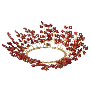 Bungalow Perle Ring til Lys - Ø7cm Niva Ruby