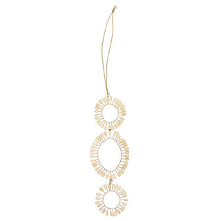 Bungalow Perle Julepynt - H14cm Mio Champagne