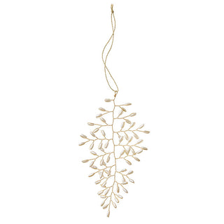 Bungalow Perle Julepynt - Leaf H14cm Gia Pearl