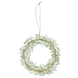 Bungalow Perle Julepynt - Wreath Ø13cm Mio Jade