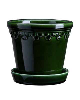 Bergs Københavner Potte - Glazed Emerald Green