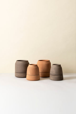 Bergs Viva Selvvandingspotte - RAW Grey Terracotta