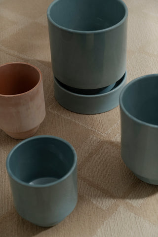 Bergs Hoff - GLAZED Misty Blue Underskål