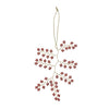 Bungalow Perle Julepynt - Twig H14cm Niva Ruby