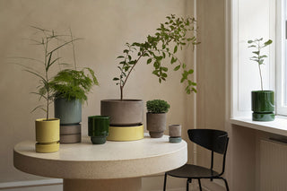Hoff GLAZED Emerald Green - Potte