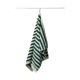 Bongusta Naram Håndklæde - Sea Foam & Deep Teal