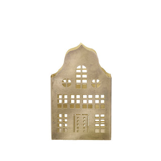Bungalow Hus Lysestage Golden - Brownstone H13cm