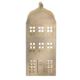 Bungalow Hus Lysestage Golden - Manor H22cm