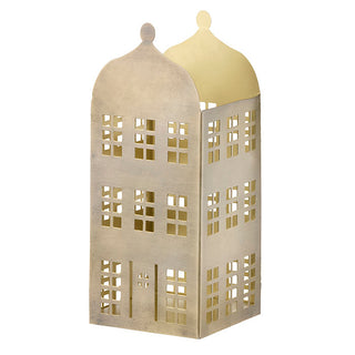 Bungalow Hus Lysestage Golden - Manor H22cm