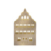 Bungalow Hus Lysestage Golden - Townhouse H16cm