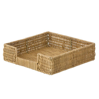 Bungalow Rattan Servietholder - Firkantet