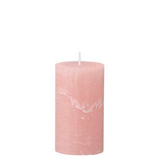 Bungalow Bloklys Stearinlys - Rustic Blush