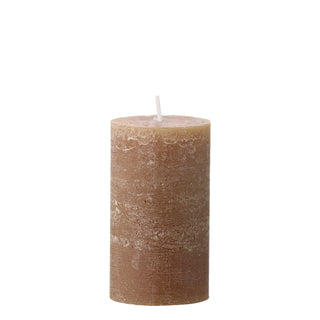 Bungalow Bloklys Stearinlys - Rustic Cappuccino