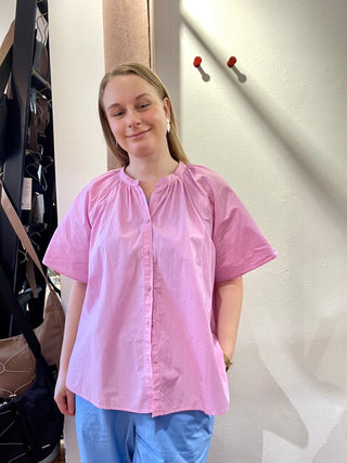 Frau Siena Bomuld Skjorte - Orchid