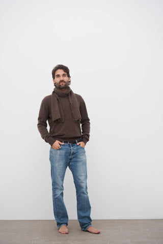 CARE BY ME Sara Cashmere Tørklæde - Dark brown