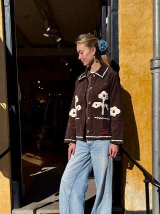 Sissel Edelbo Twiggy Jakke – Fudge Brown