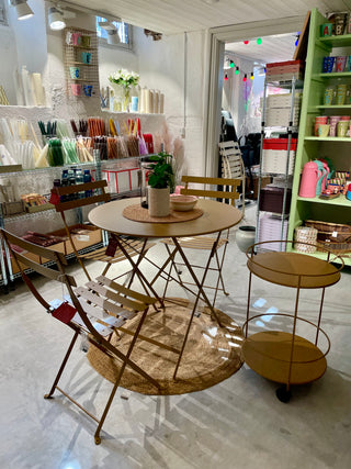 Fermob Guinguette Lille Havebord med hjul - Gingerbread