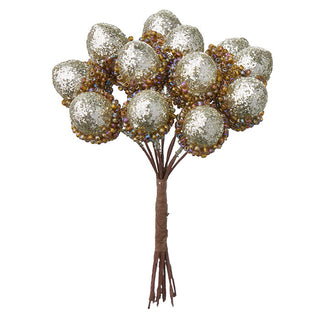 Bungalow Mini Berries - Acorn H12cm Silver