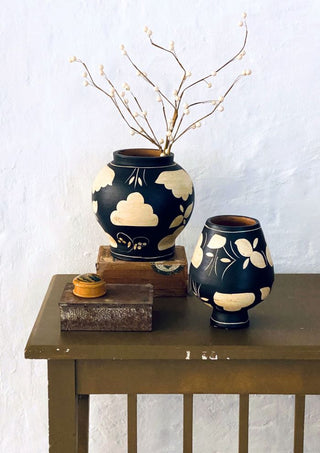 Bungalow Ilex Berry Blomst H70cm - Off White