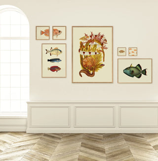 The Fishes Fisk Billede i Ramme - Kun afhentning
