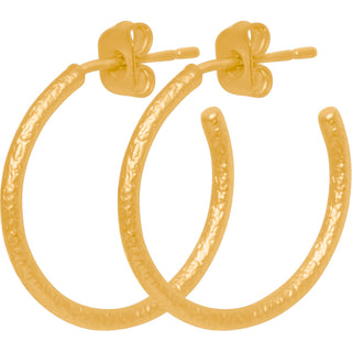 Frau Oxford Hoop Øreringe - 2,0 cm