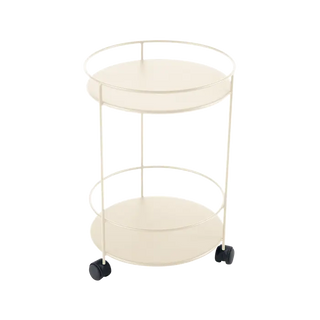 Fermob Guinguette Lille Havebord med hjul - Latte Beige