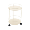 Fermob Guinguette Lille Havebord med hjul - Latte Beige