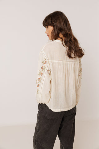Indi & Cold Skjorte med Broderi