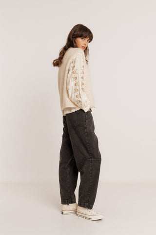 Indi & Cold Skjorte med Broderi