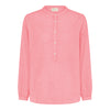 Frau Madrid Skjorte - Hot Coral Stripe
