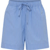 Frau Sydney Shorts m. Snøre - Hydrangea stripe
