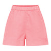 Frau Melbourne Shorts - Hot Coral Stripe
