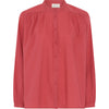Frau Florence Bomuld Skjorte - Garnet Rose