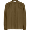 Frau Florence Bomuld Skjorte - Military Olive