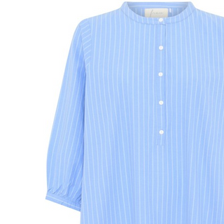 Frau Madrid Kjole - Hydrangea Stripe